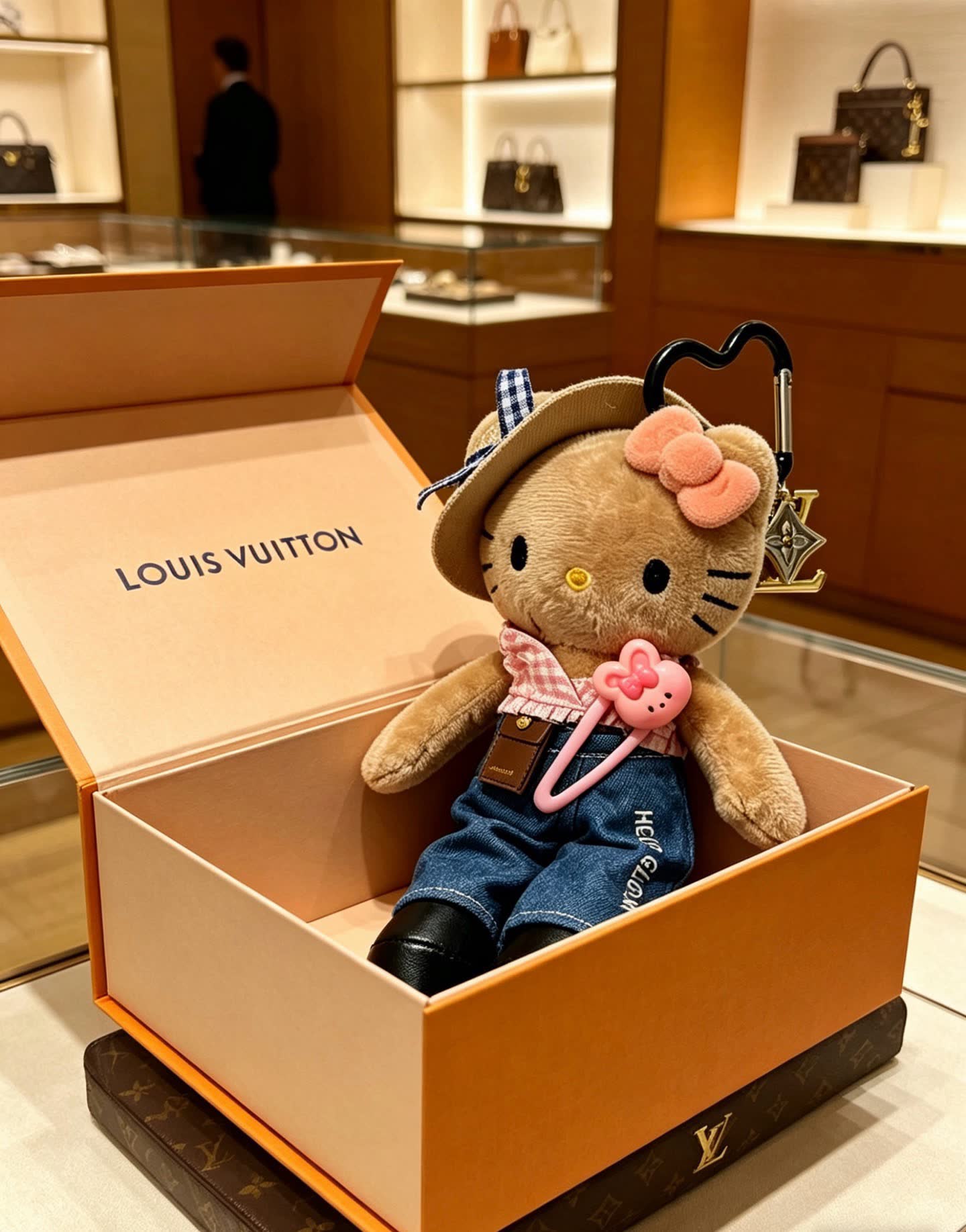 Louis Vuitton Hello Kitty Keychain
